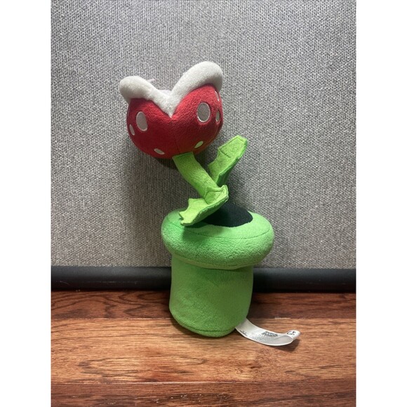 Super Mario Bros Piranha Plant 10” Little Buddy Plush - Picture 1 of 4